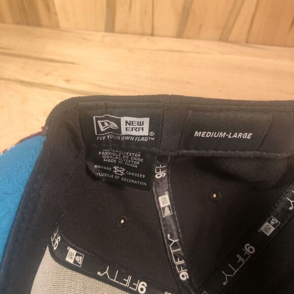 CHICAGO BULLS NEW ERA 9 FIFTY BLOCK MEDIUM LARGE SNAPBACK BLACK HAT WINDY CITY - Picture 8 of 9